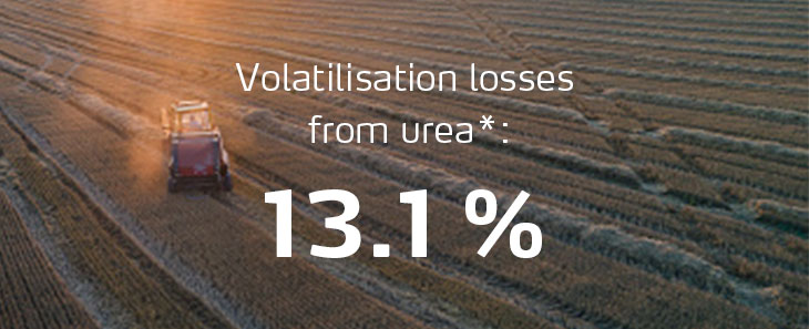 Volatilisation losses from urea