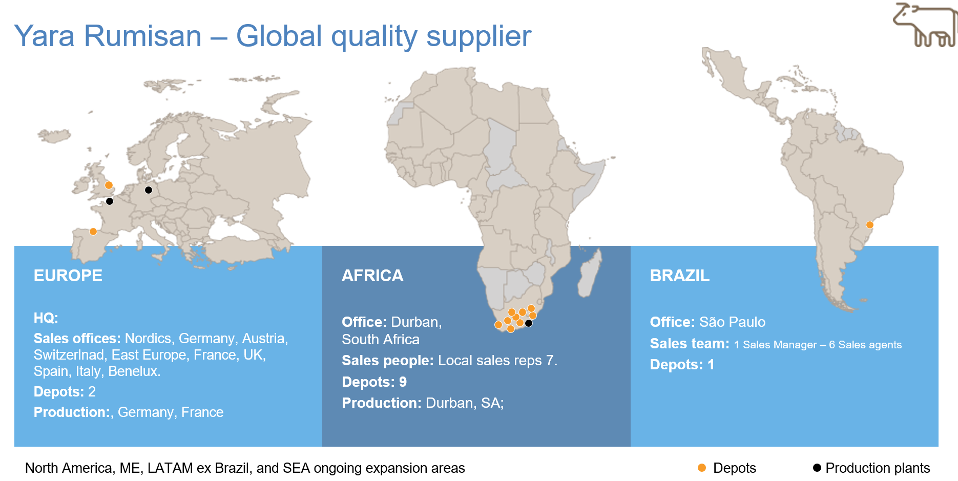 Rumisan Global Supplier image of Europe, Africa and Brazil