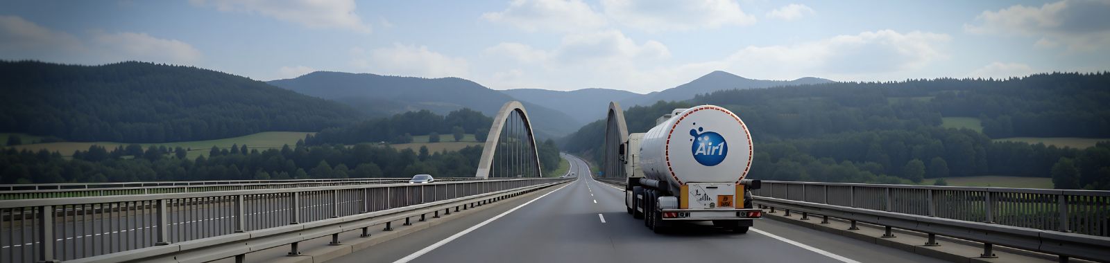 Adblue Truck on the road